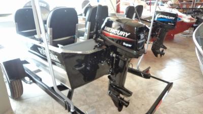 Lancha FortBoat Plus 500 com Motor 15 HP Mercury