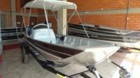  Lancha FortBoat Feel 500 SEMI CHATO c/ Motor 30 HP Mh  Mercury + carreta Rodovoaria Completa 