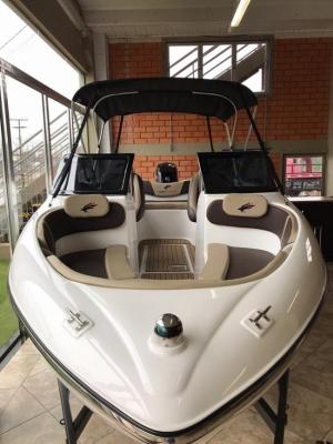  Lacha  FortMarine 170 com Motor 100HP 4T  Mercury e Carreta RodoviÃ¡ria novos 