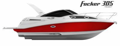 Lancha Focker 305 GT + Motor Mercruiser a Gasolina